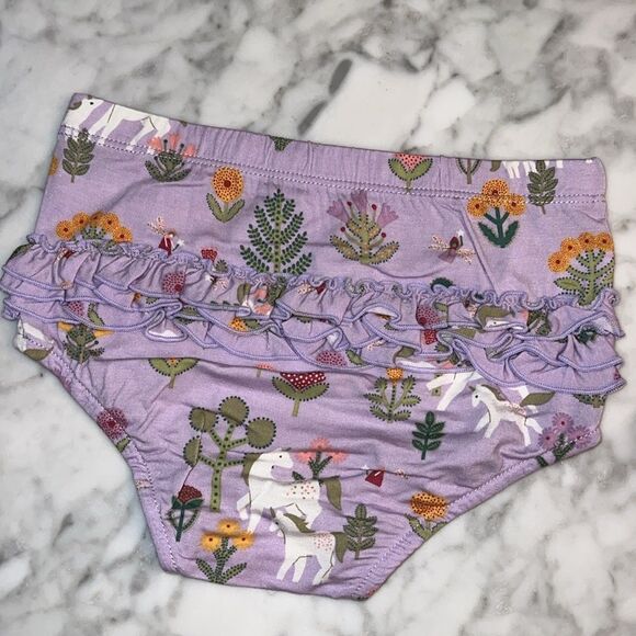 NWT MAGNETIC ME UNICORN RUFFLE LONG SLEEVE DRESS SET - Picture 3 of 8